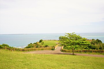 Cape Chinen Park in Okinawa, Japan - 沖縄 知念岬 公園