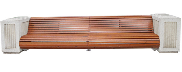  Park Bench Isolated on White