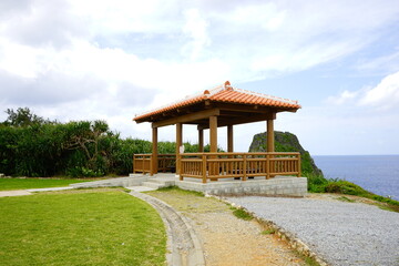 Fototapeta premium Cape Maeda, Okinawan national park - 真栄田岬 沖縄