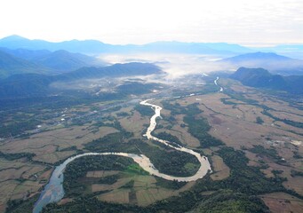 view of the mountain valley