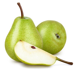 Pear isolated on white background