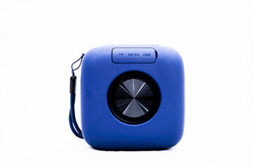 Fototapeta premium blue portable bluetooth sound