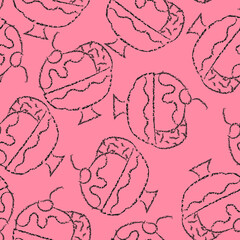 Pattern about food, restaurant, cafe.