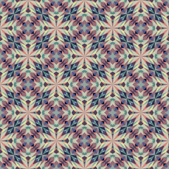 Geometric seamless pattern, ornament, abstract colorful background.