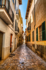 Street in Palma, Mallorca