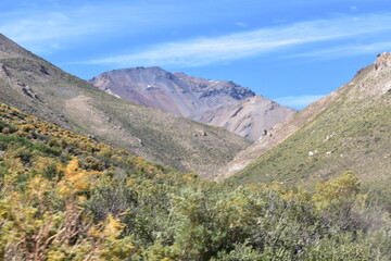 Naklejka premium Mountain at Valle de Las Leñas