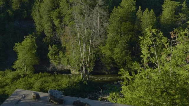 Elora Gorge Lookout in Elora Ontario Canada