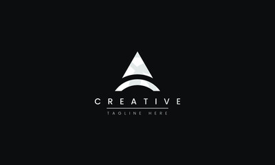 Minimal Alphabet A Logo. Modern Letters Logo Design Vector.