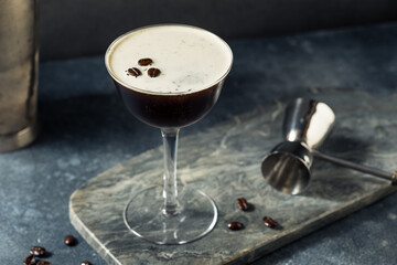 Cold Refreshing Espresso Vodka Martini
