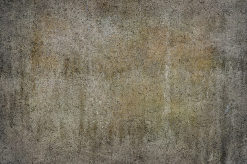 Old wall background. Painted illustration. Grunge template for design. Gray background texture for business. Blank. Aged wallpaper for card. Vintage. Handmade textured backdrop.	