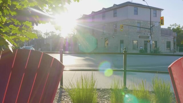 Artistic Village of Elora Downtown in Ontario Canada