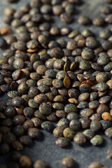 Raw Black Organic Lentils
