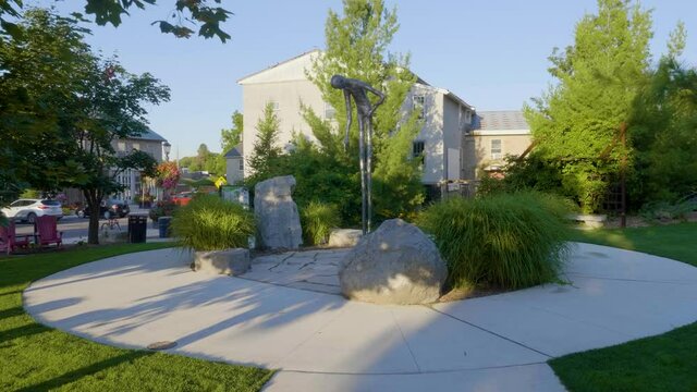 Artistic Village of Elora Downtown in Ontario Canada