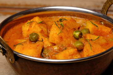 Indian style cottage cheese dish or curry