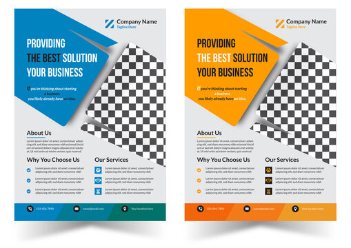 Flyer design template /business flyer, professional flyer 