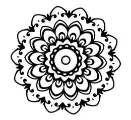 Unique mandala design. Abstract kaleidoscope background