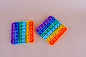 Silicone toy antistress popit. New trend from tik tok