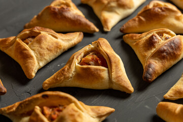 Homemade Fatayers. Empanadas Arabes