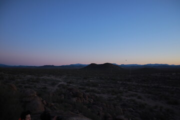 Arizona landscape at dawn