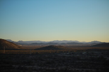 Arizona landscape at dawn