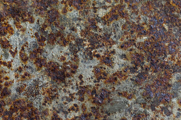 Metal old background. Metal surface rusty and coarse.