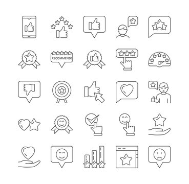 Feedback vector icons