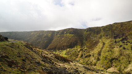 Bright Sunlight on Wimberry Crags 
