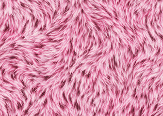 thick animal pink hair texture