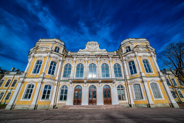 historical estate Znamenka Palace in St. Petersburg Russia