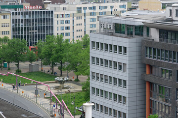 building in the city
