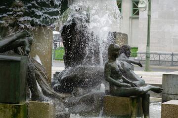 fountain in the park © april7544