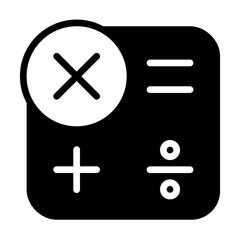 Obraz premium Math icon