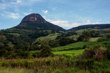 Fototapeta na wymiar Pico do Pão de Angu, Olaria, Brasil