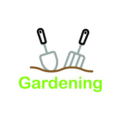 Illustration Vector graphic of Gardening design