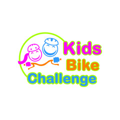 Illustration Vector graphic of Kids Bike Challenge design