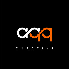 AQQ Letter Initial Logo Design Template Vector Illustration