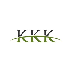 KKK initial swoosh horizon, letter logo designs corporate inspiration