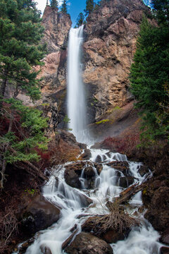 Treasure Falls in San Juan Mountains