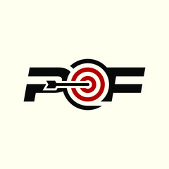 precision POF company logo design