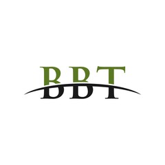 BBT initial swoosh horizon, letter logo designs corporate inspiration