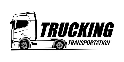 truck brand logo design concept vector  © THE LASTMINI