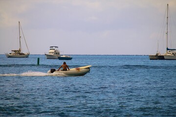 boat on ocean