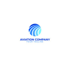 Logo Aviation Company Vector Illustration. Suitable for your company in the field aviation.