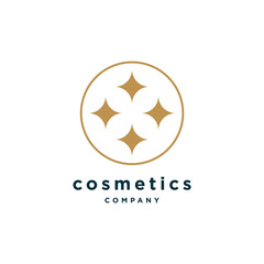 Cosmetics logo design concept. Universal cosmetic design.