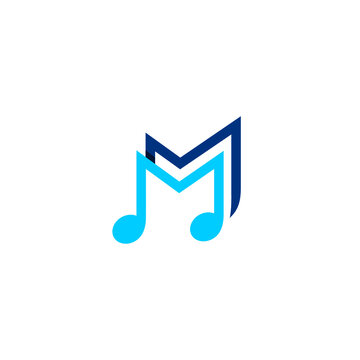 M Music Logo Symbol