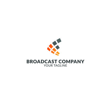 Broadcast Company Logo Vector Illustrations.Suitable for your company in the field Broadcast