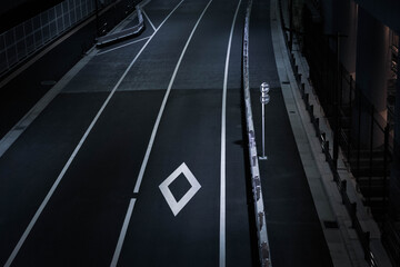 夜の道路
