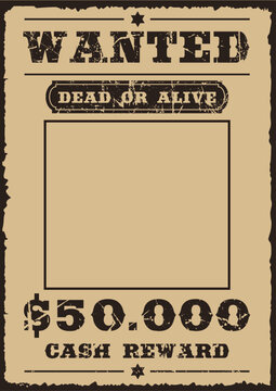 wanted vintage poster