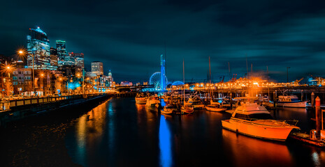 Waterfront Seattle ,Marina at pier 66, Seattle ,WA, USA