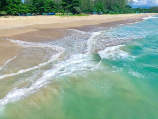 Natai beach in Phang Nga, Thailand. 
